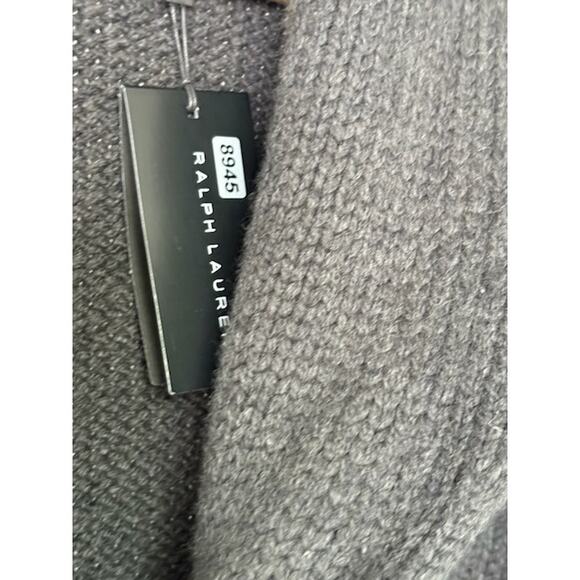 NEW Ralph Lauren Double-Breasted Knit Coat Jacket Grey Womens Size XXL - Picture 3 of 12